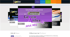Desktop Screenshot of print4you-einbeck.de